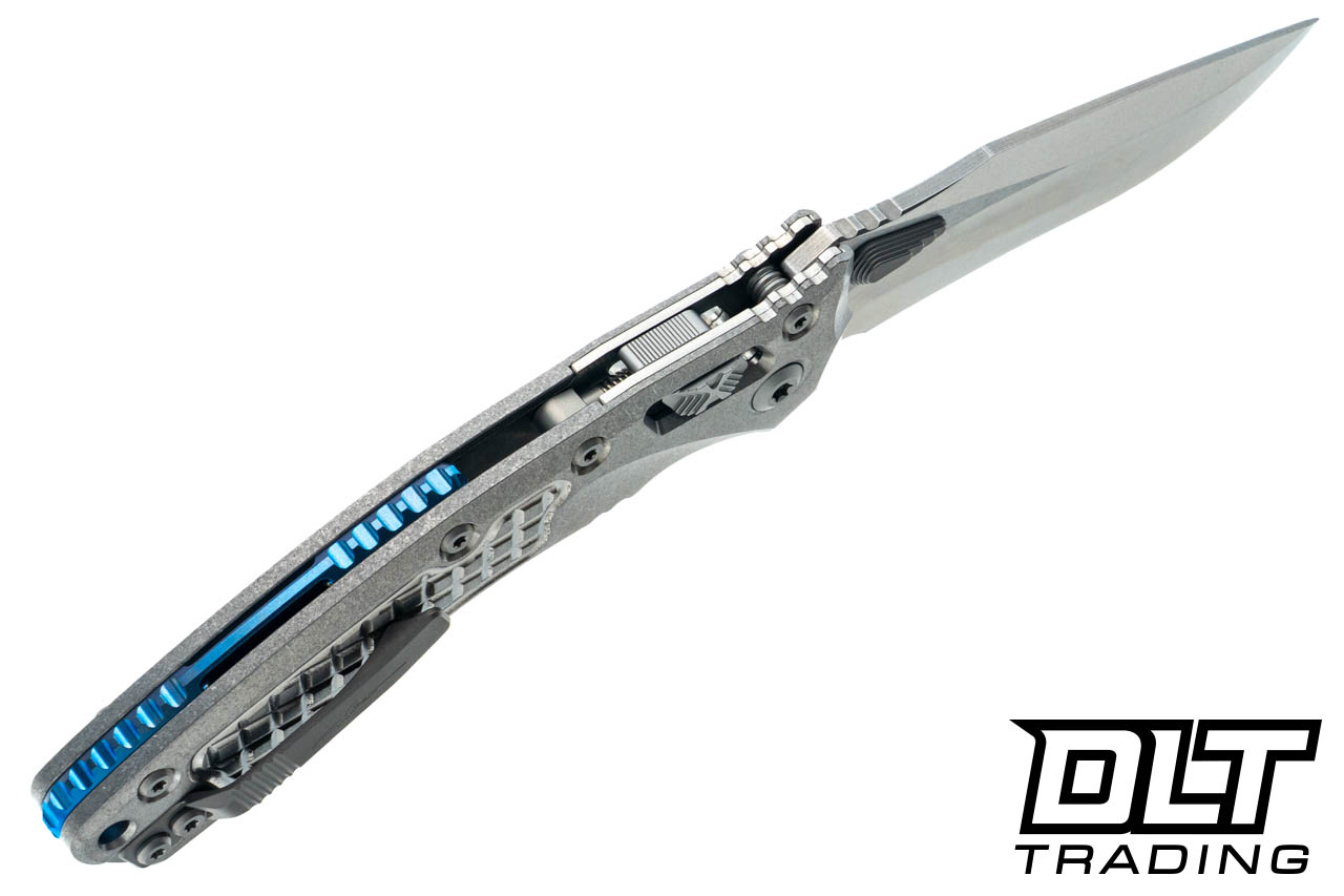 Microtech 137RL-10FRMS2 Amphibian Ram-Lok - Blue Backspacer