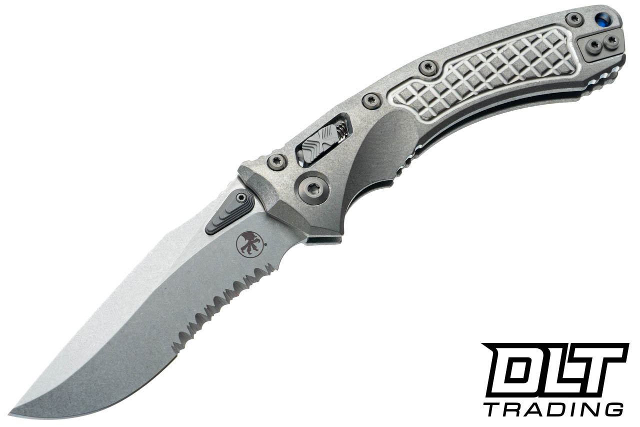Microtech 137RL-11FRMS2 Amphibian Ram-Lok - Blue Backspacer