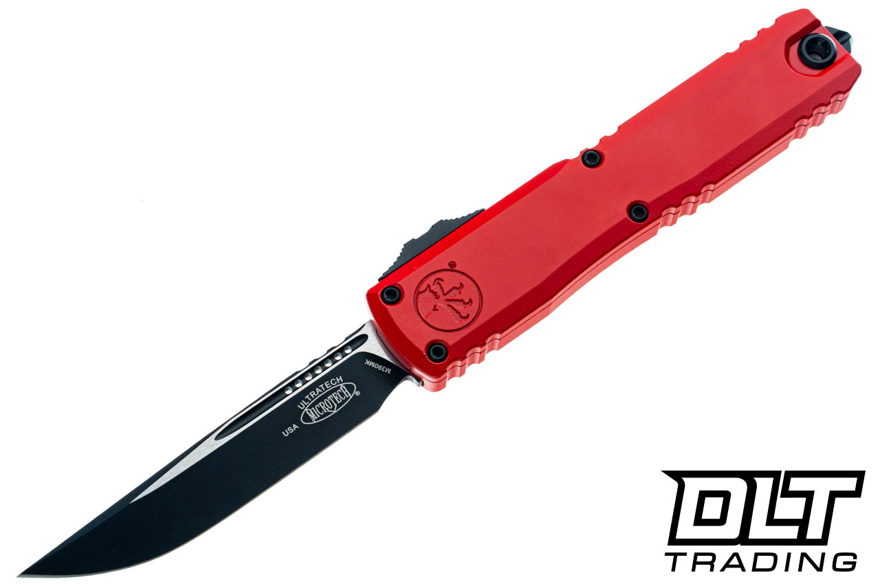 Microtech 1121-1RD Ultratech ZBP S/E - Red Handle - Black Blade