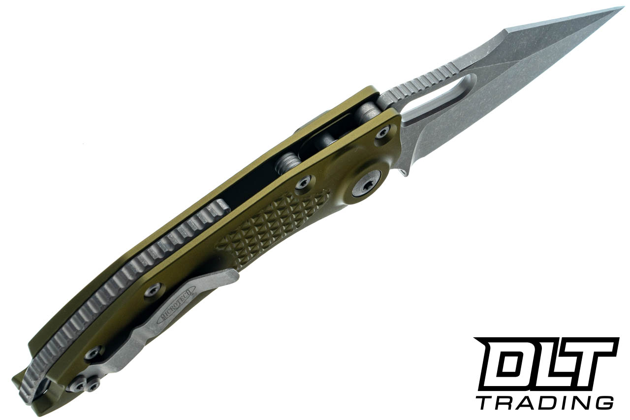 Microtech 169-10APOD Stitch S/E - OD Green Handle - Apocalyptic