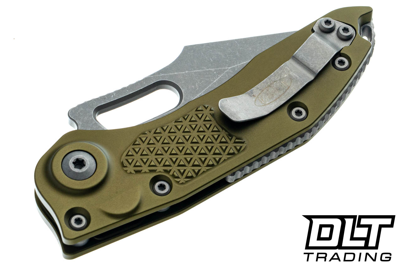 Microtech 169-10APOD Stitch S/E - OD Green Handle - Apocalyptic