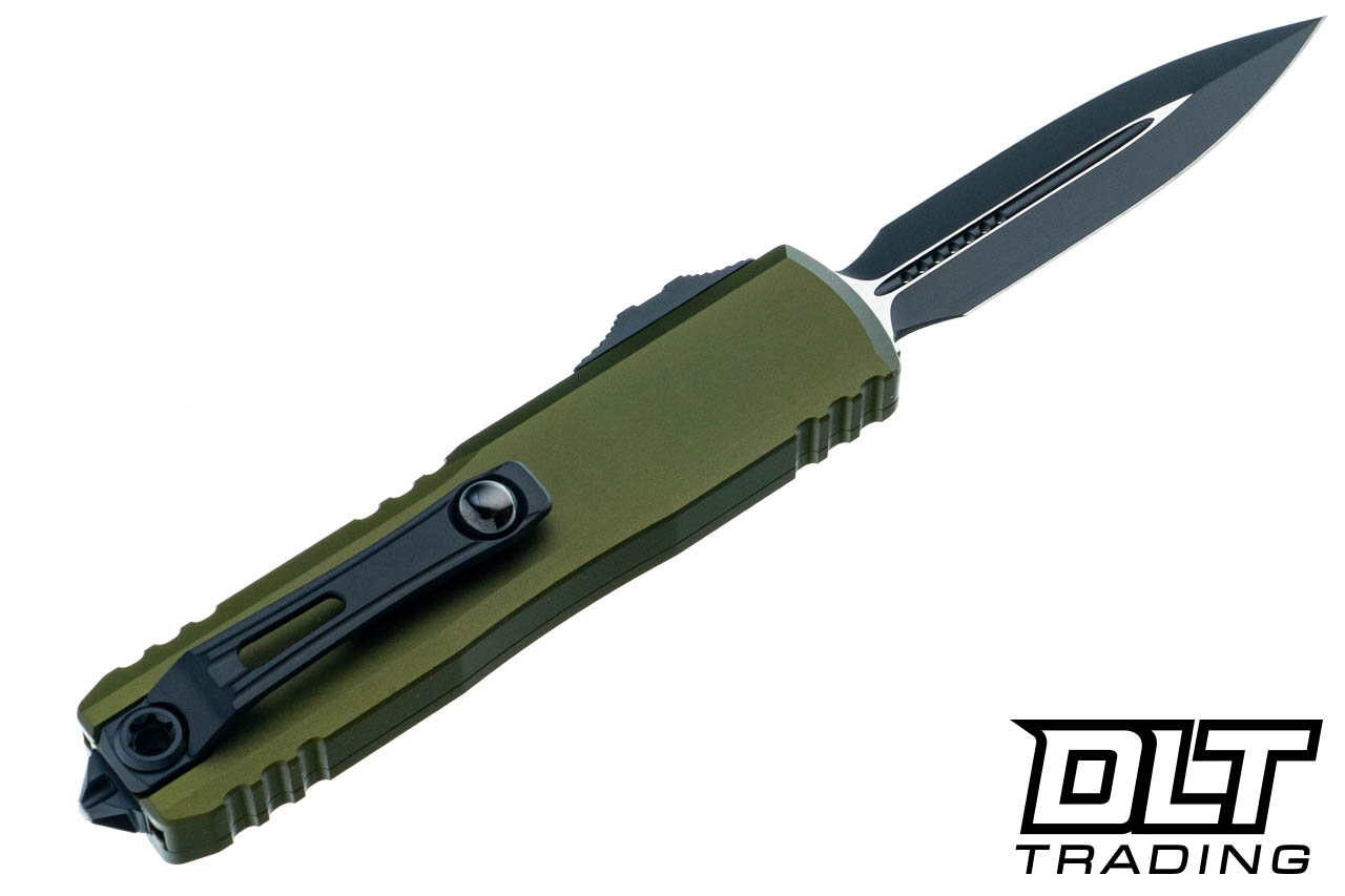 (未使用･未開封品)　The Collection lok26k6 Microtech 12324-1OD UTX-85 Gen IV D/E - OD Green Handle - Black