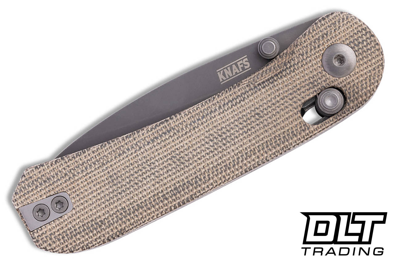 KNAFS Lander 3 - Moondust Micarta - Moondust S35VN Blade - Clutch