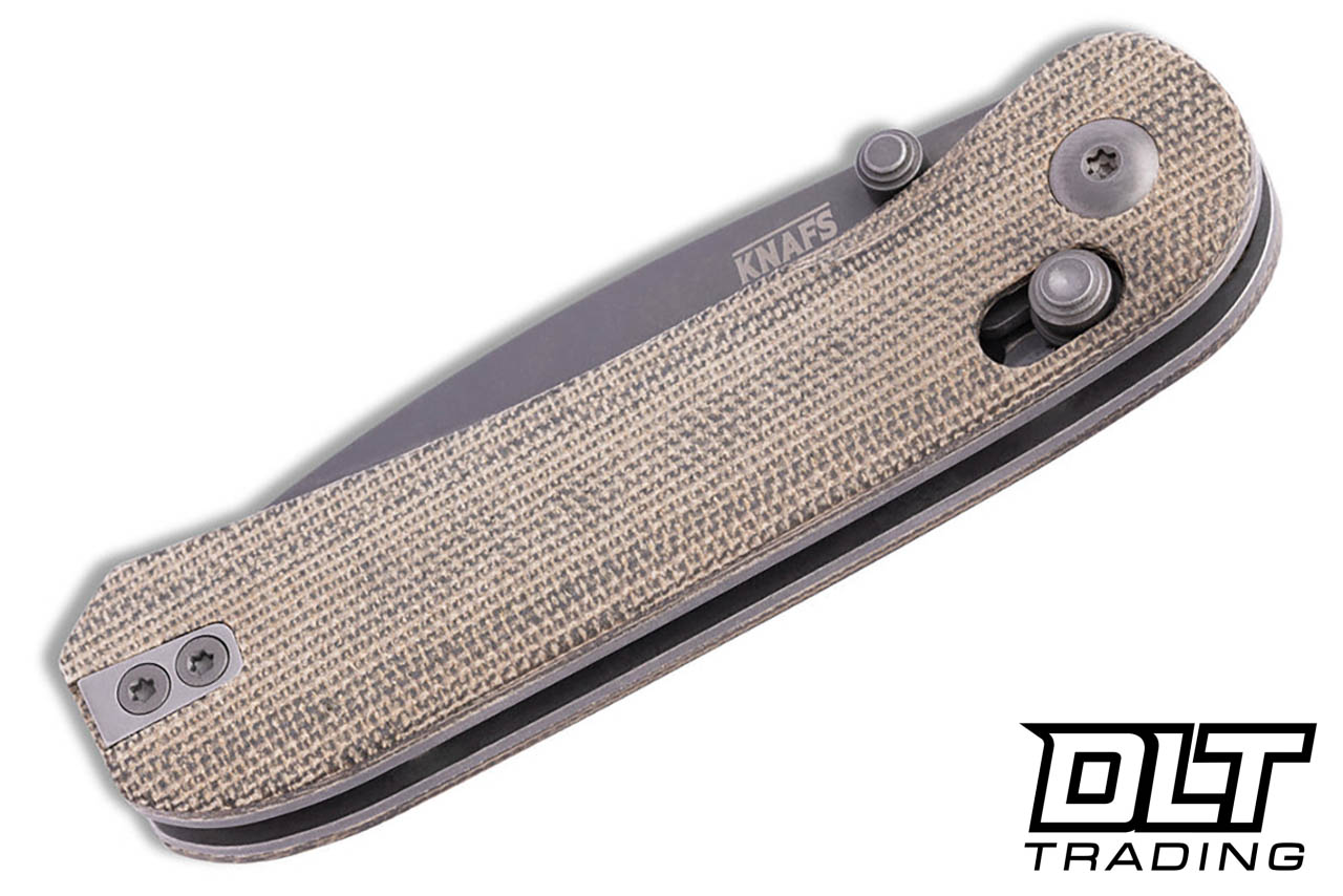 KNAFS Lander 3 - Moondust Micarta - Moondust S35VN Blade - Clutch