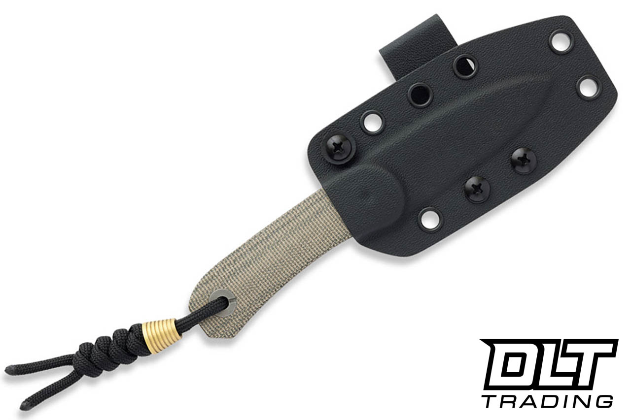 KNAFS Lander 4 Fixed Blade - Black Sheep - Moondust Micarta