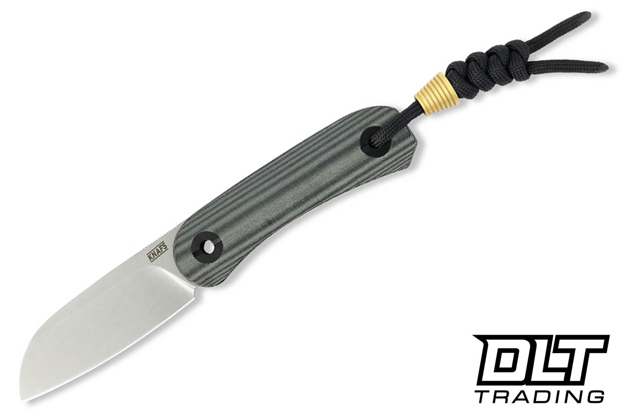 KNAFS Lander 4 Fixed Blade - Black Sheep - Black Micarta