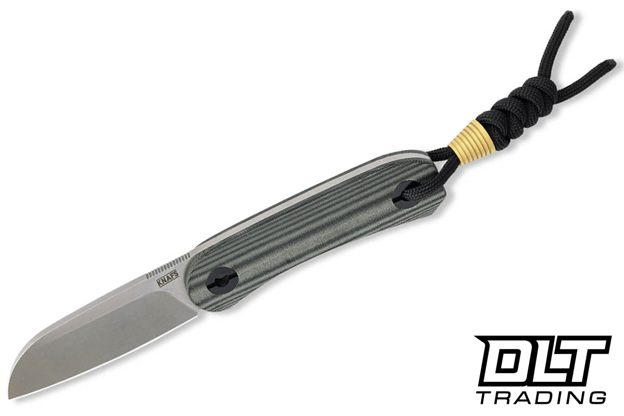 KNAFS Lander 4 Fixed Blade - Black Sheep - Black Micarta