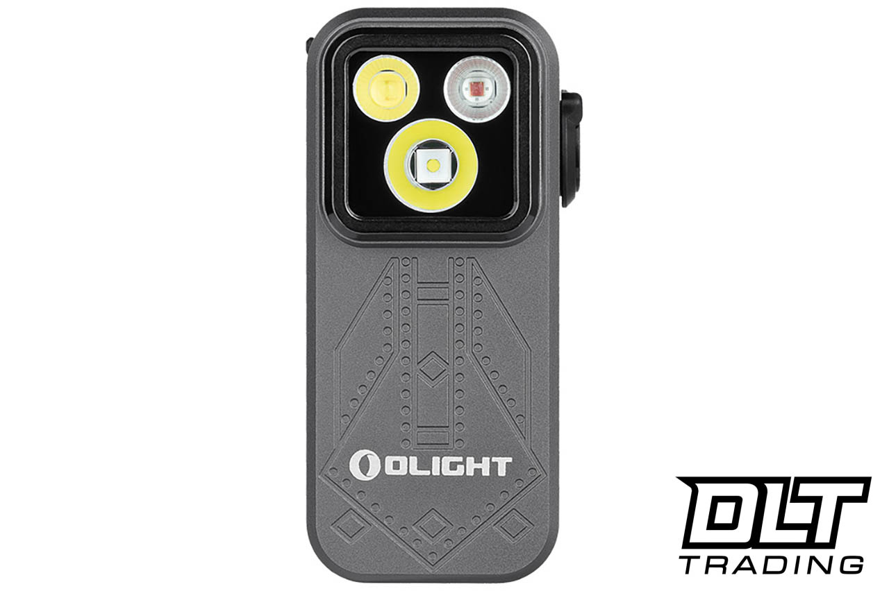 Olight Oclip Pro Clip on Flashlight with Floodlight & Red Light