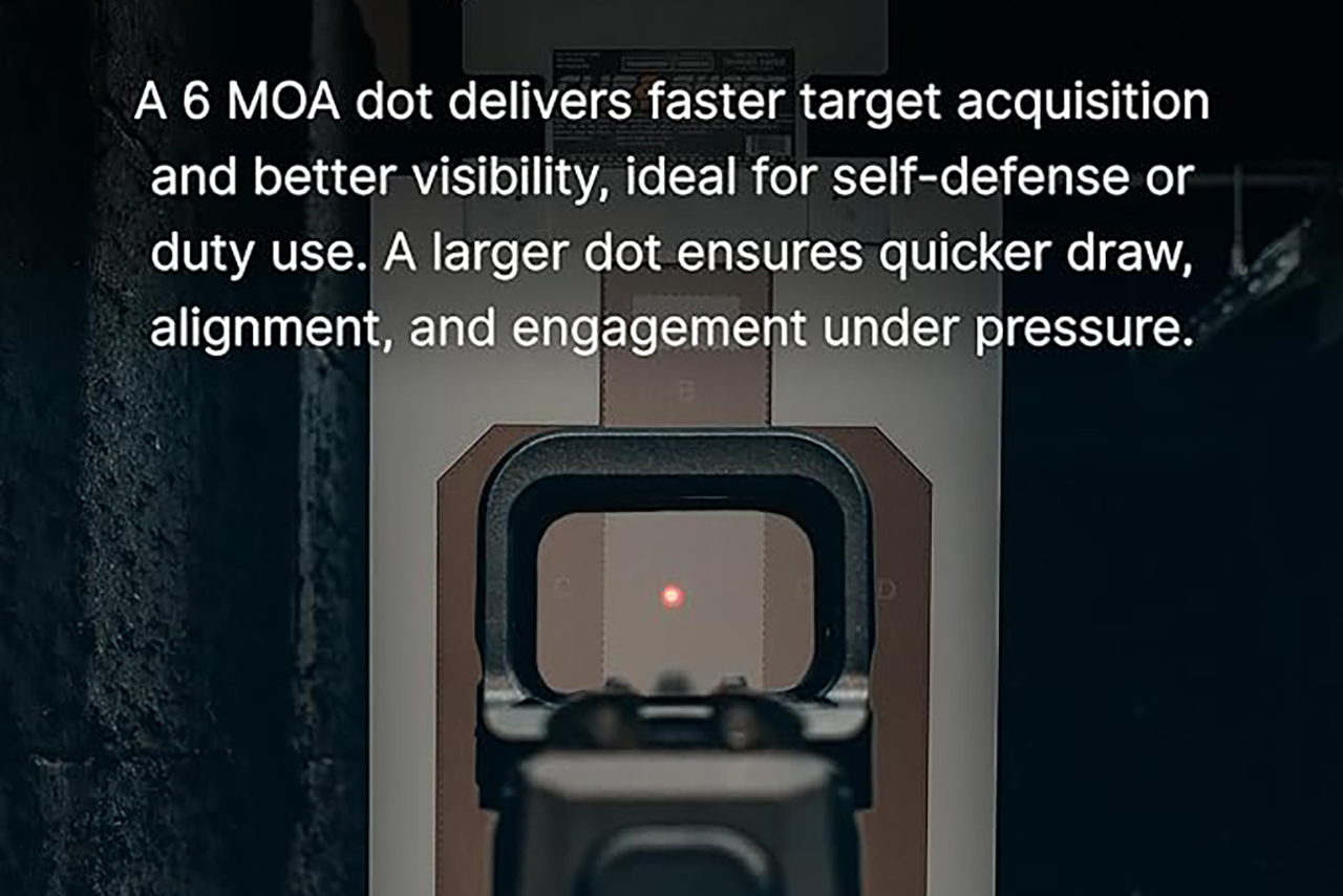 Olight Osight K Micro Red Dot Sight, 6 MOA Open Reflex Sight with
