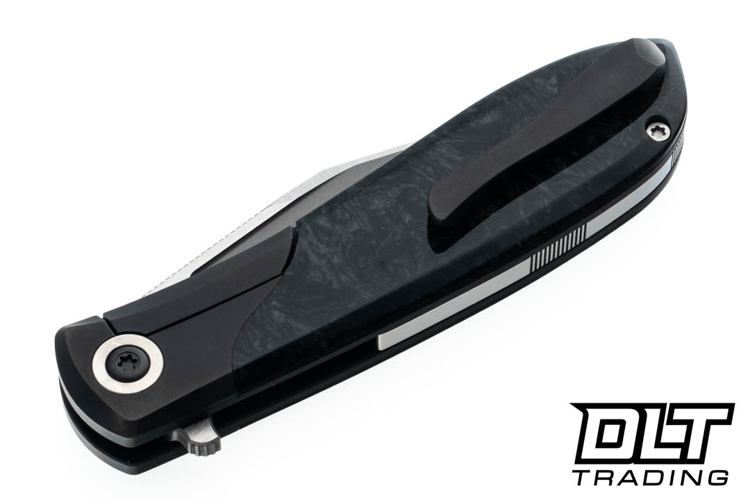 Jack Wolf Scuffle - Black Ice Kirinite - Belt Satin S90V Blade