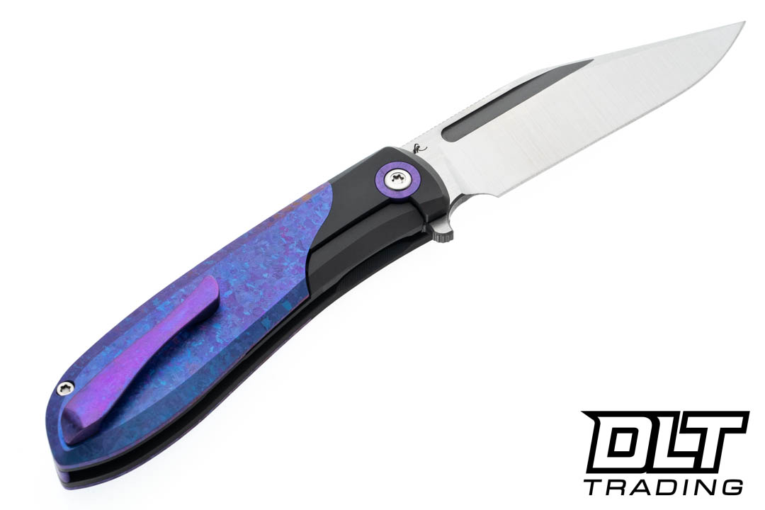 Jack Wolf Scuffle - Crystalized Blurple Titanium - Belt Satin S90V