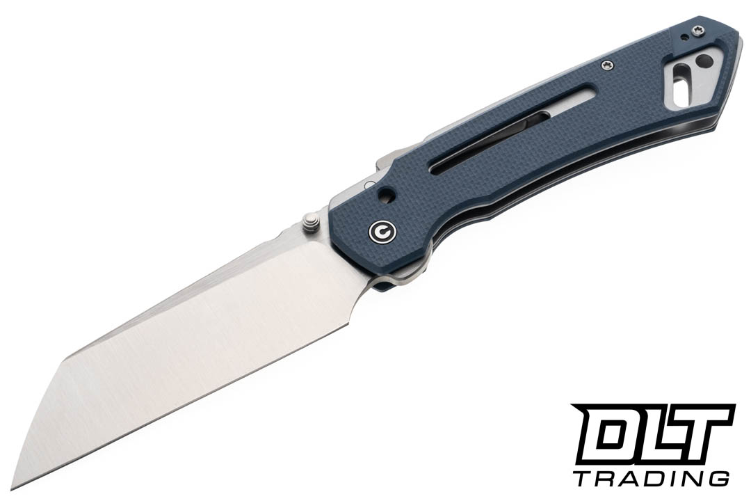 CIVIVI Knives 24052-2 Buster FG - Coarse Blue G-10 - Satin Nitro-V