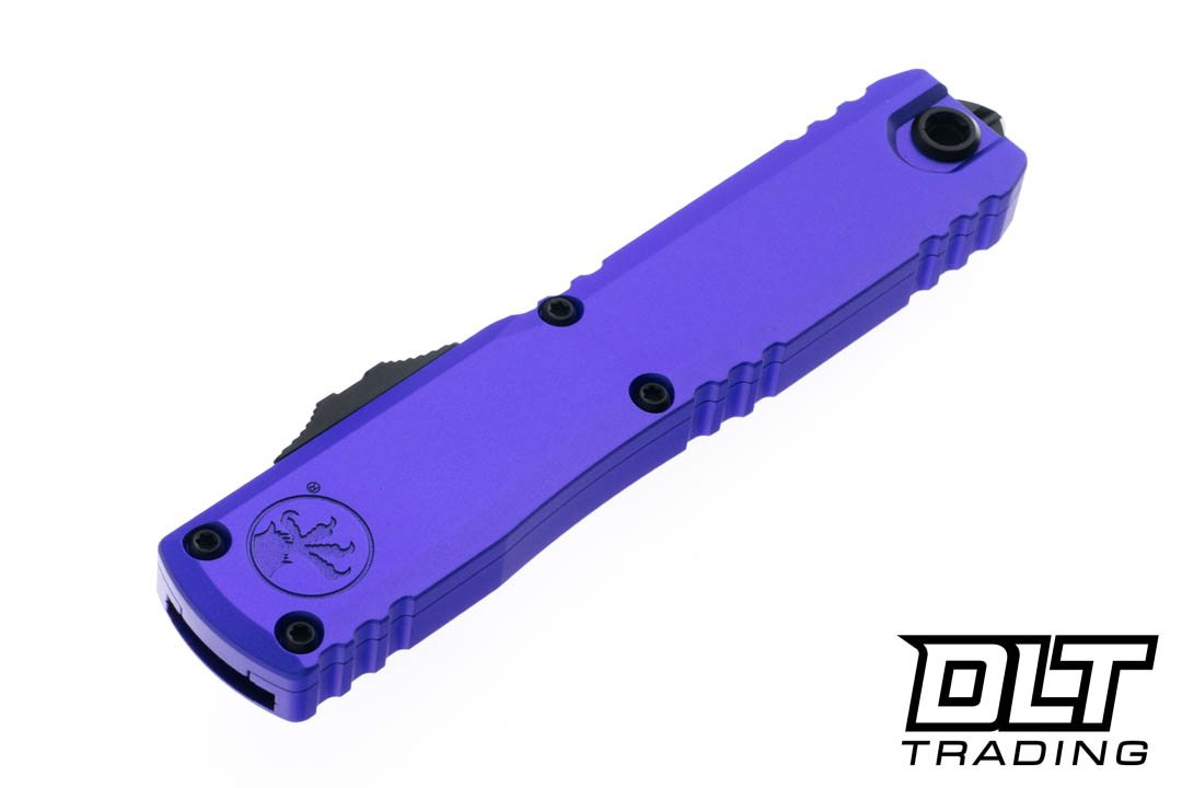 Microtech 11224-1PU Ultratech Gen IV D/E - Purple Handle - Black