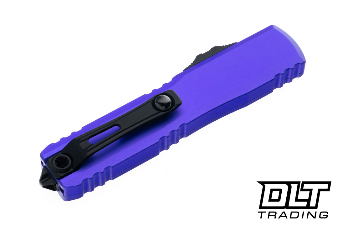 Microtech 11224-1PU Ultratech Gen IV D/E - Purple Handle - Black