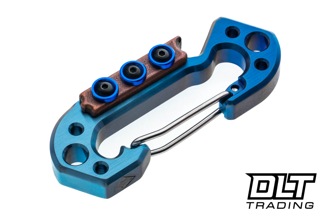 Copper Shed Carry-On Carabiner Bottle Opener - Anodized Titanium