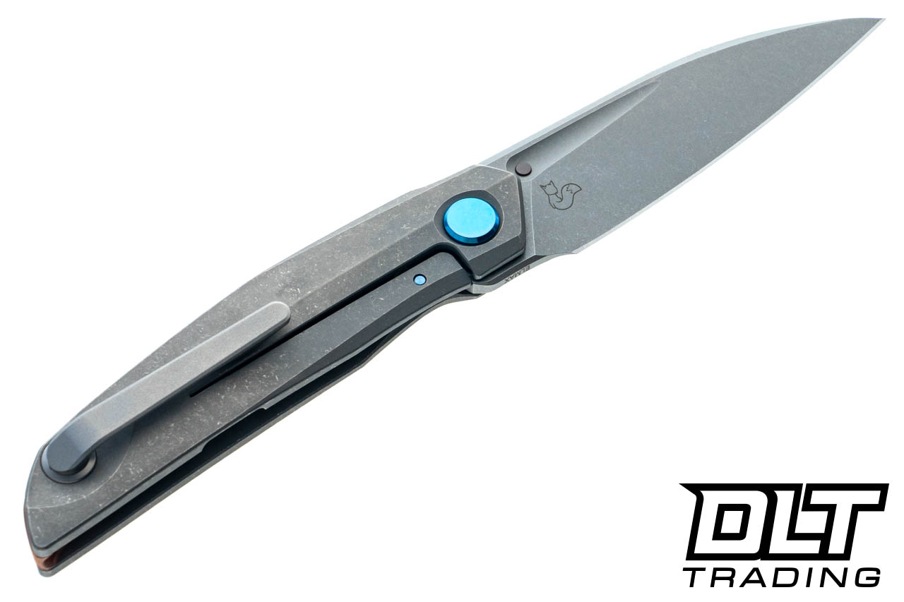 希少!!WilkinsonUSAレリック! Reate Vulpex VK-ANUB Elmax Darkwashed Blade - Dark Washed Titanium