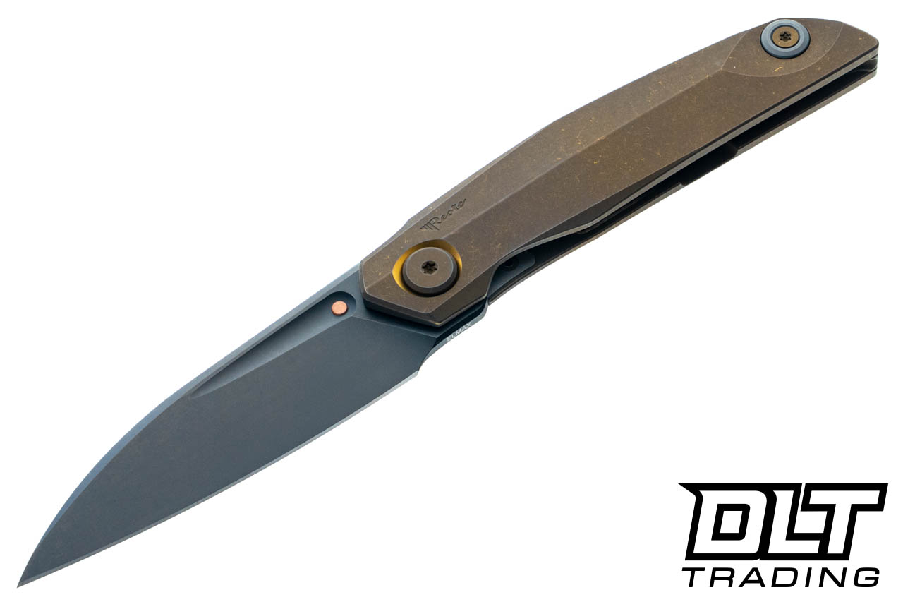 Reate Vulpex VK-ANUB Elmax Black DLC Blade - Dark Bronze Titanium