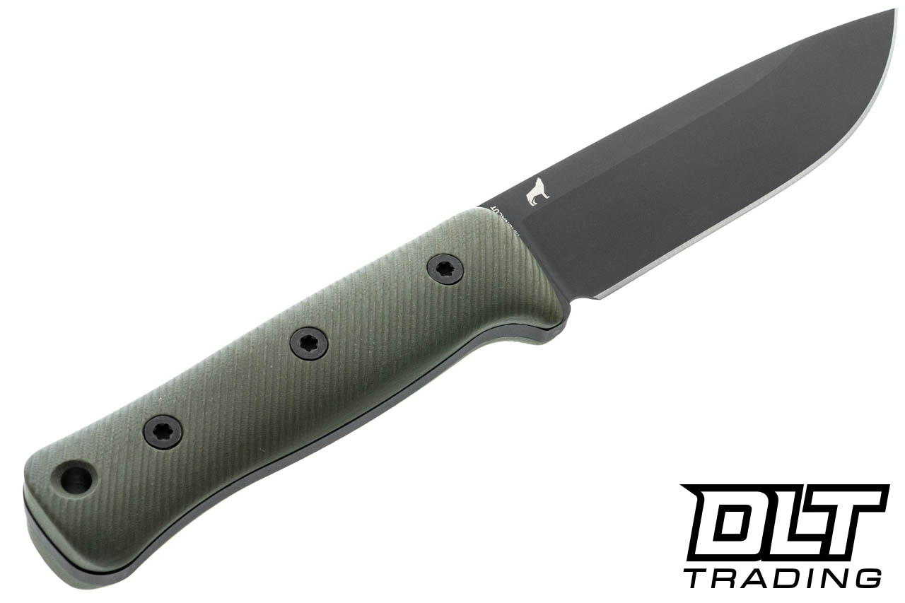 Reiff F5 Field Survival Knife - Black DLC MagnaCut Blade - OD