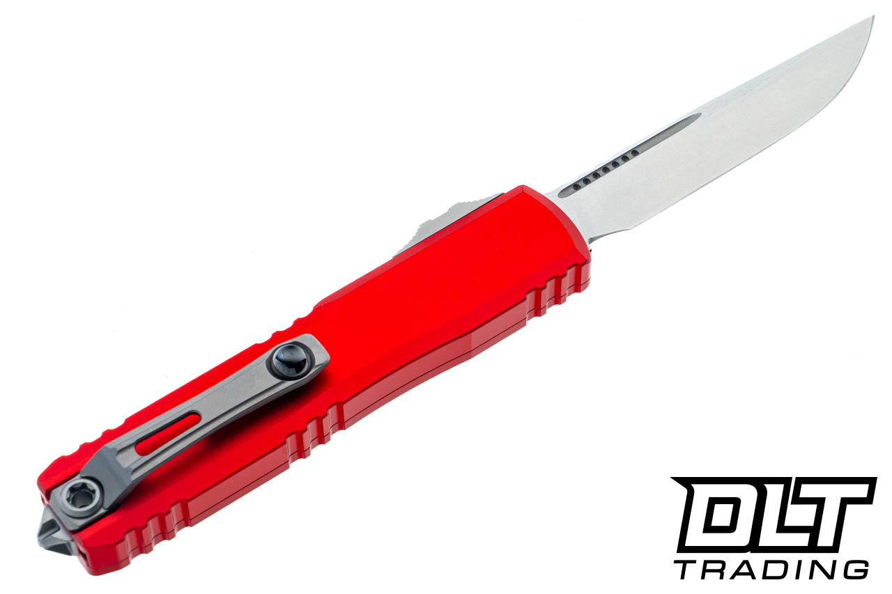 Microtech 11214-10RD Ultratech Gen IV S/E - Red Handle - Stonewash