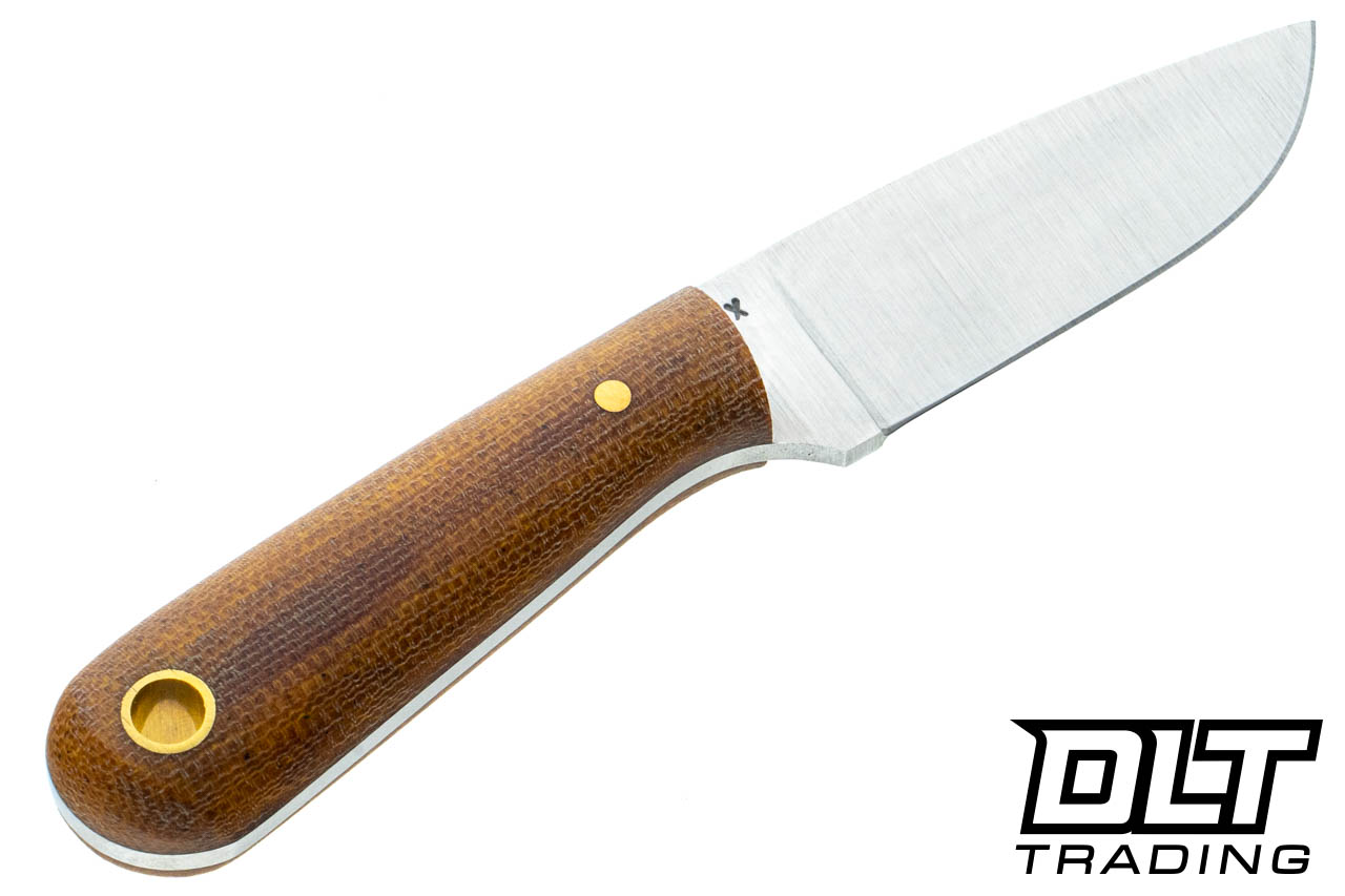 LT Wright Frontier First 3V - Flat Ground - Natural Micarta