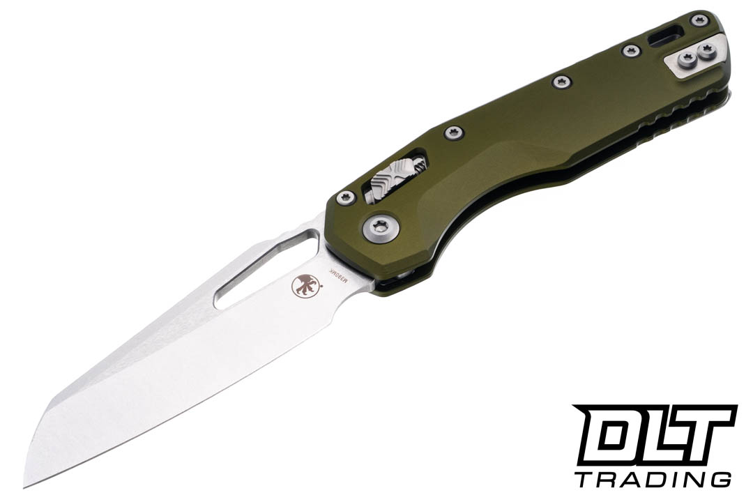 Microtech 210-10OD MSI S/E - OD Green Handle - Stonewash Blade