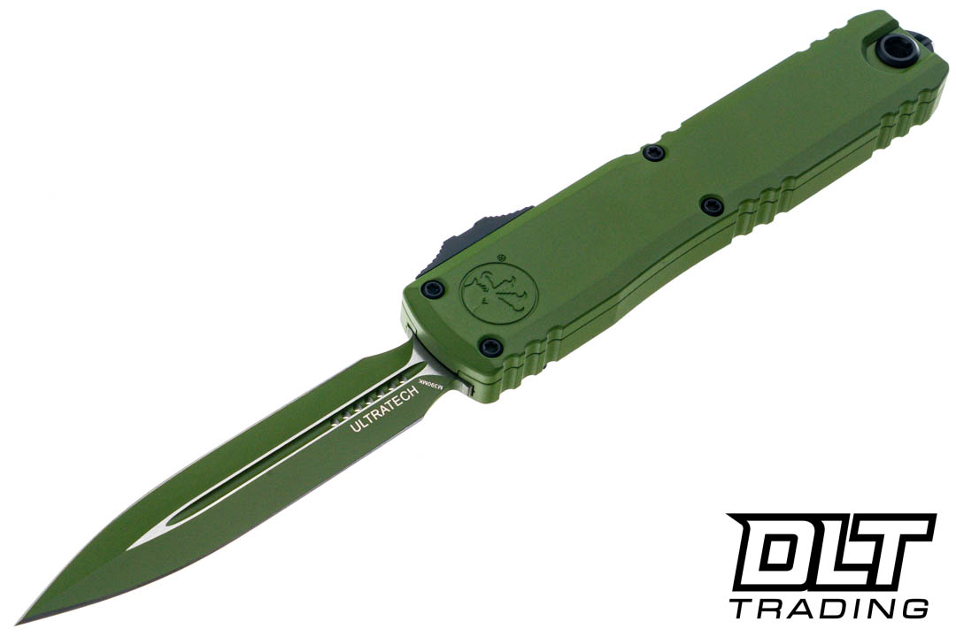 Microtech 1122-1GR-C20Z4 Ultratech ZBP D/E - Green Cerakote Handle