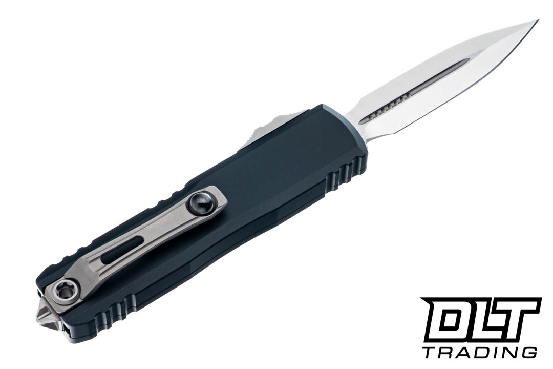 Microtech 12324-4 UTX-85 D/E Gen IV - Black Handle - Satin Blade