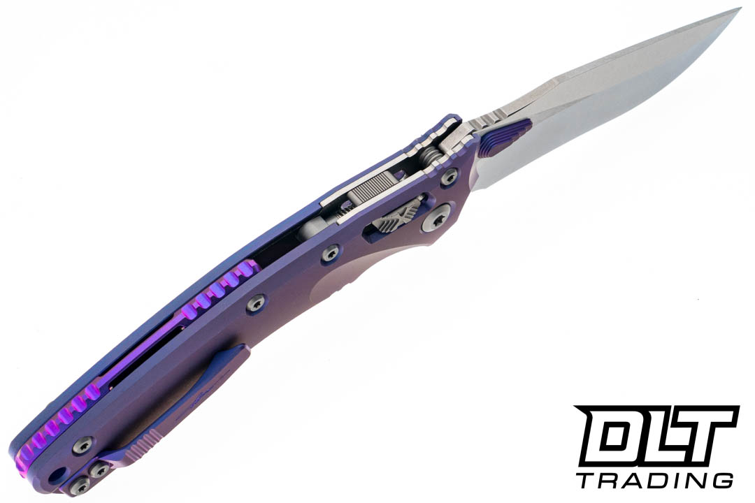 Microtech 137RL-10MS5 Amphibian Ram-Lok - Purple Backspacer
