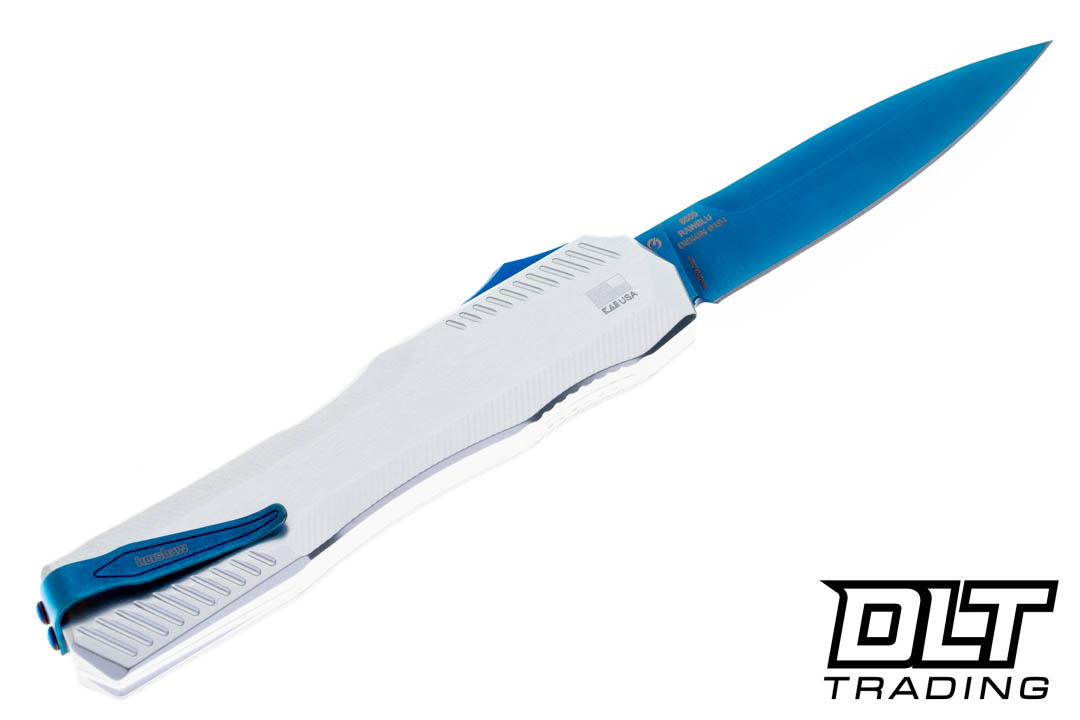 【BF Airy】 DLIVE clear blue Kershaw Livewire Cryo 9000RAWBLU - Raw Aluminum - Blue MagnaCut