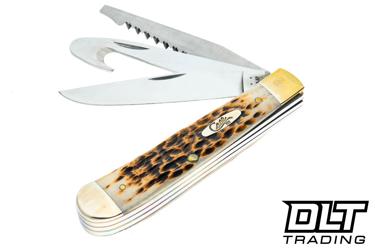 Case Hunter Trapper with Gut Hook Gift Tin - Jigged Bone - DLT Trading
