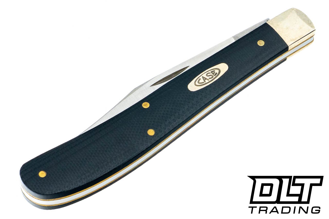 Case Barehead Slimline Trapper - Black G-10 - DLT Trading