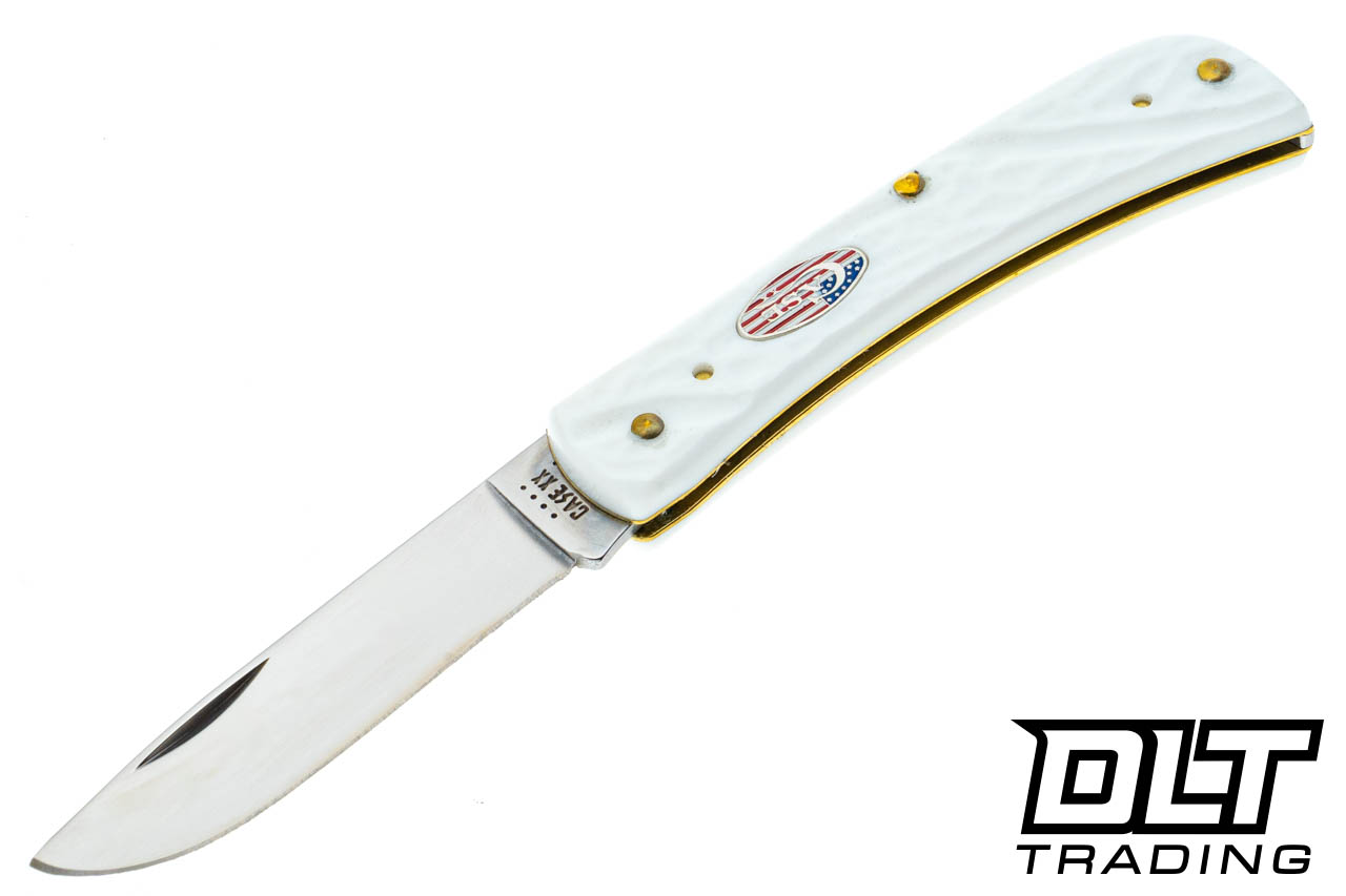 Case Sodbuster Jr - Rough White Synthetic - Stars & Stripes - DLT