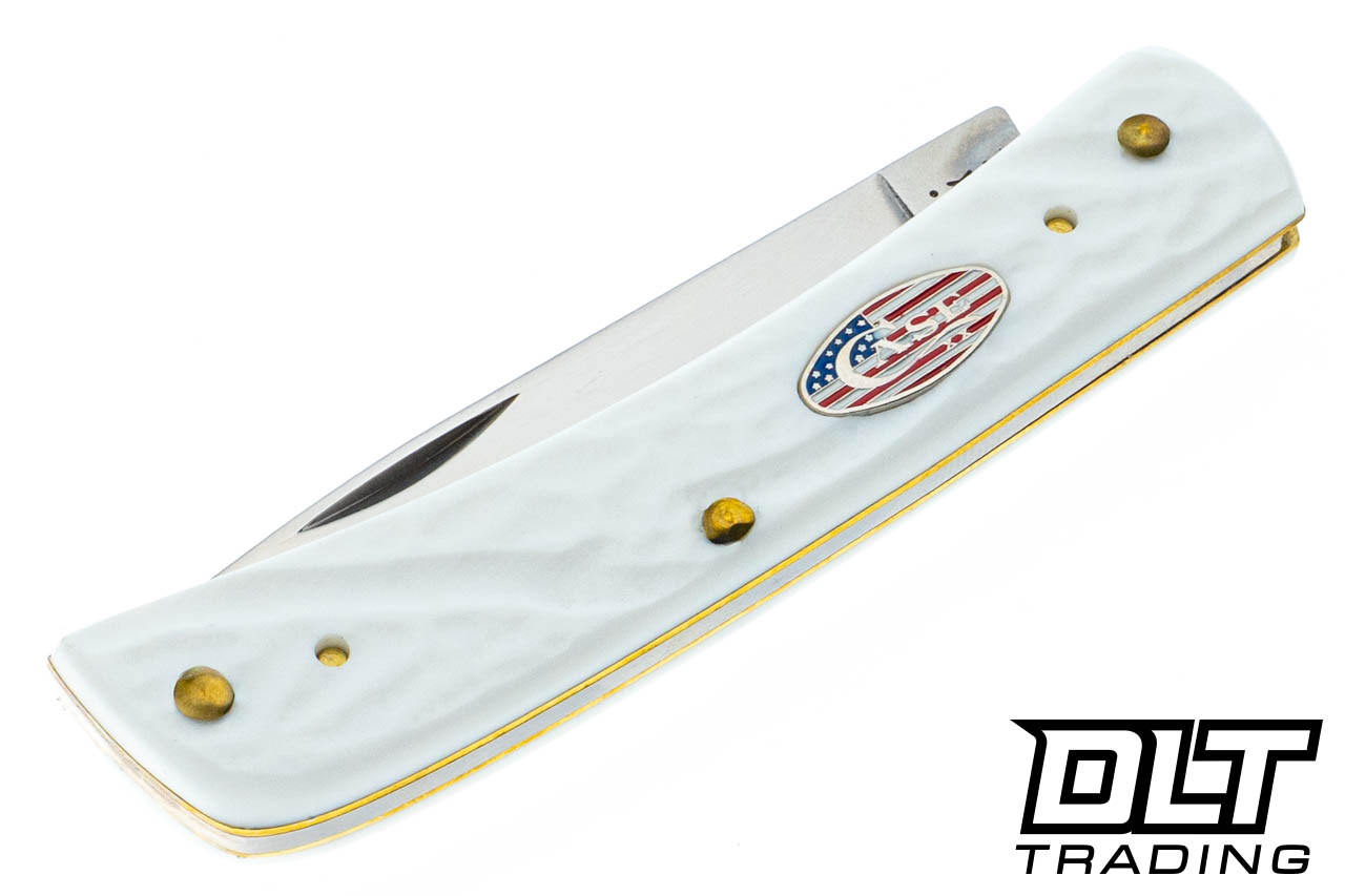 Case Sodbuster Jr - Rough White Synthetic - Stars & Stripes - DLT