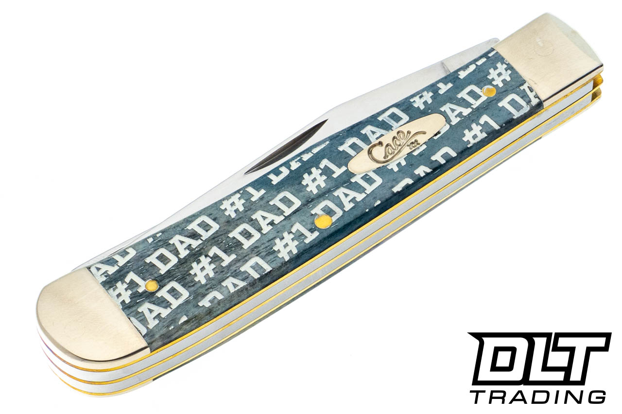 Case Trapper - #1 Dad - Gray Bone - DLT Trading