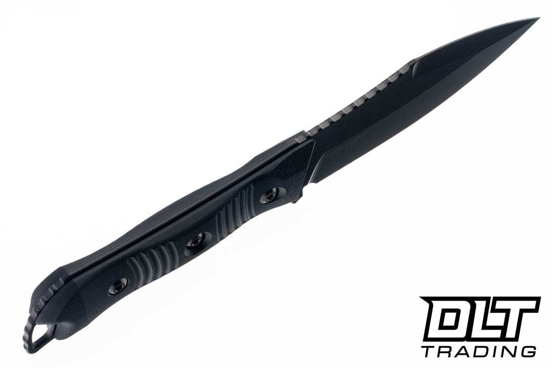 Microtech Always Survive - DLC Two Tone Stonewash Blade - Black G