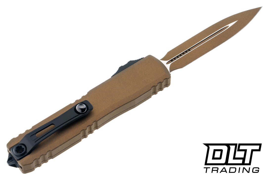 Microtech 1122-1UB-C19Z4 Ultratech ZBP D/E - Burnt Bronze Cerakote