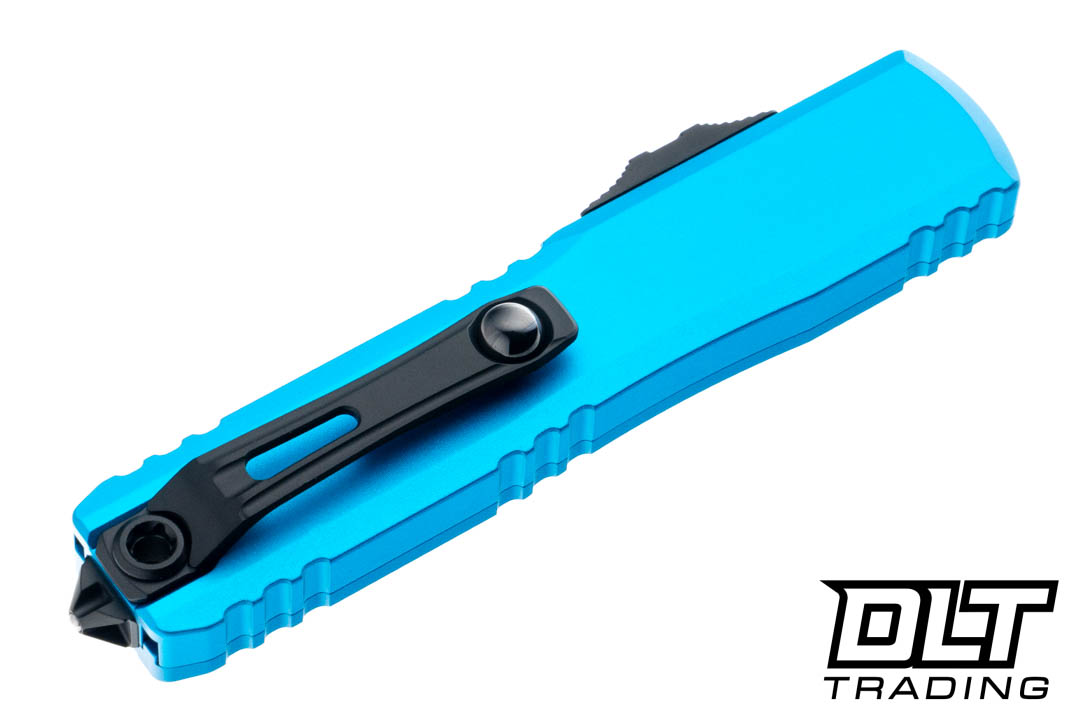 Microtech 11214-1BL Ultratech Gen IV S/E - Blue Handle - Black