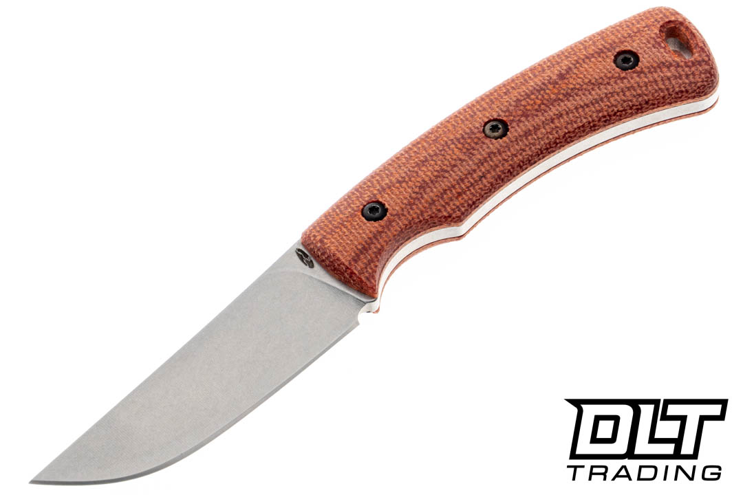 レトロウッドタグ　No.773 Three Rivers Manufacturing Tagalong - Autumn Orange Micarta