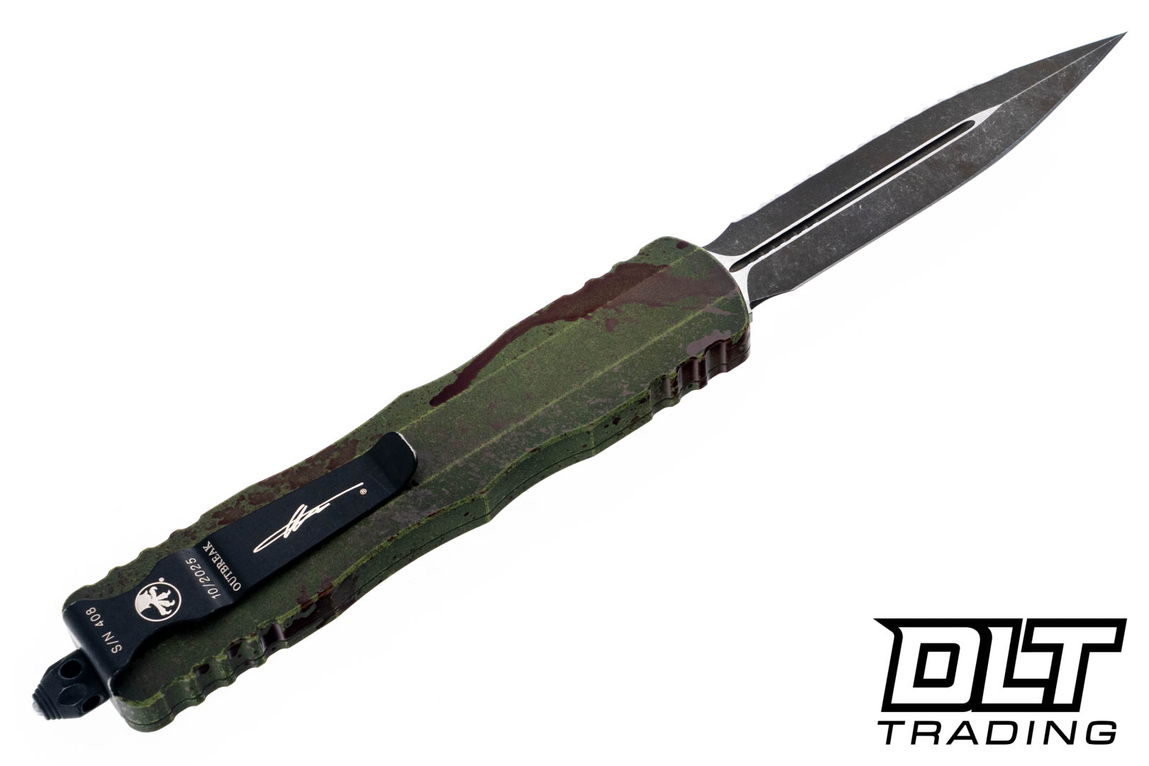 Microtech 227-3OBDS Dirac Delta D/E - Outbreak Handle - Outbreak