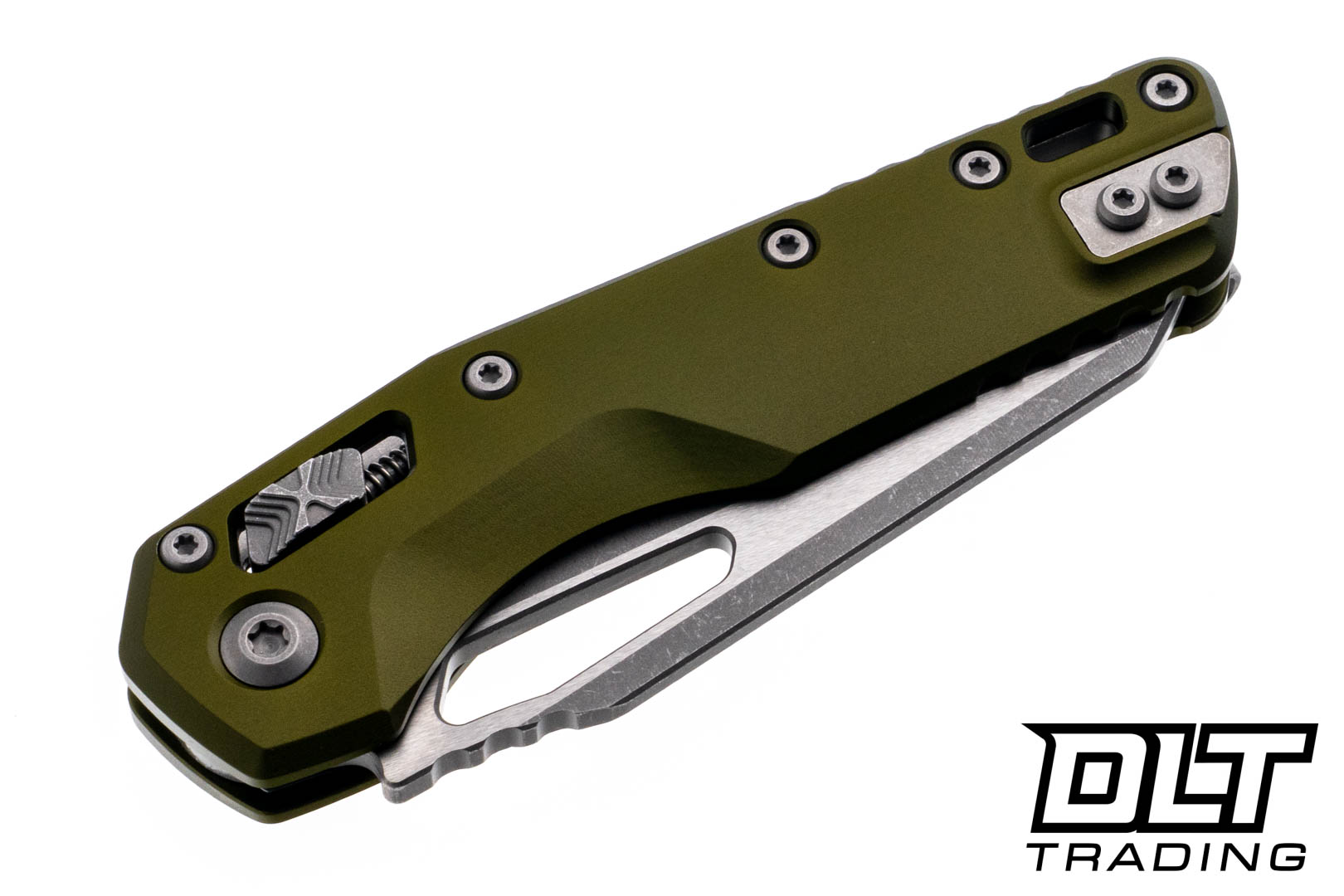 Microtech 210-10APOD MSI S/E - OD Green Handle - Apocalyptic Blade