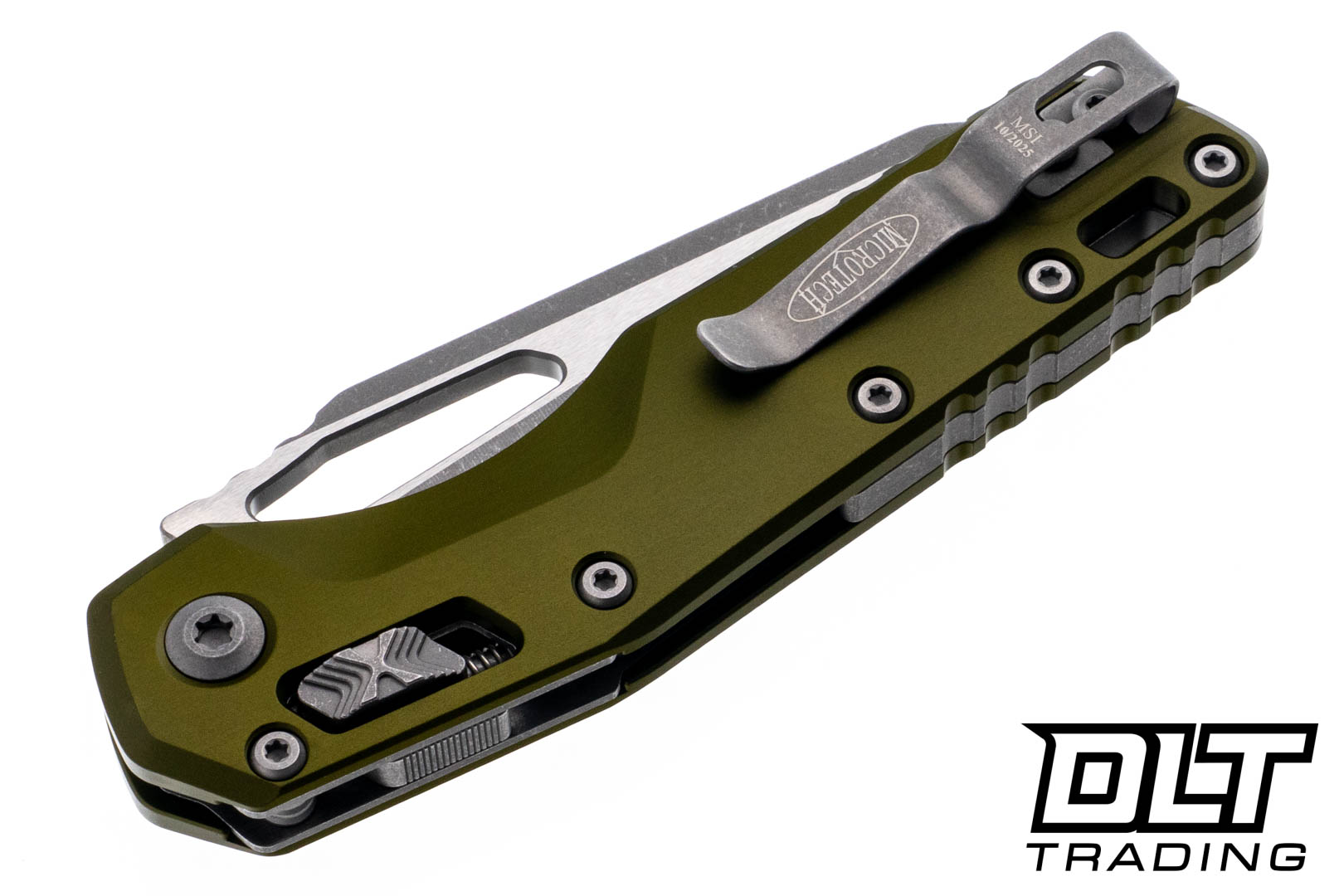 Microtech 210-10APOD MSI S/E - OD Green Handle - Apocalyptic Blade