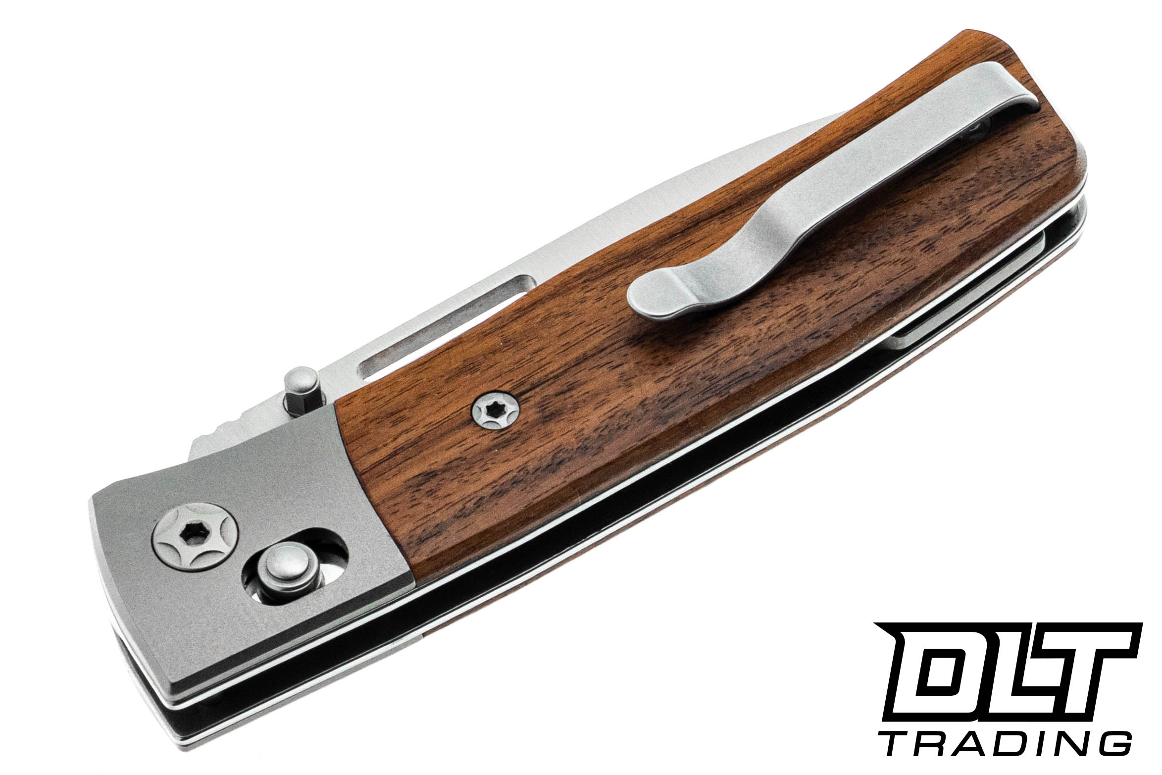 LionSteel NiNi - Santos Wood - Ti Bolster - Satin M390 Blade - DLT