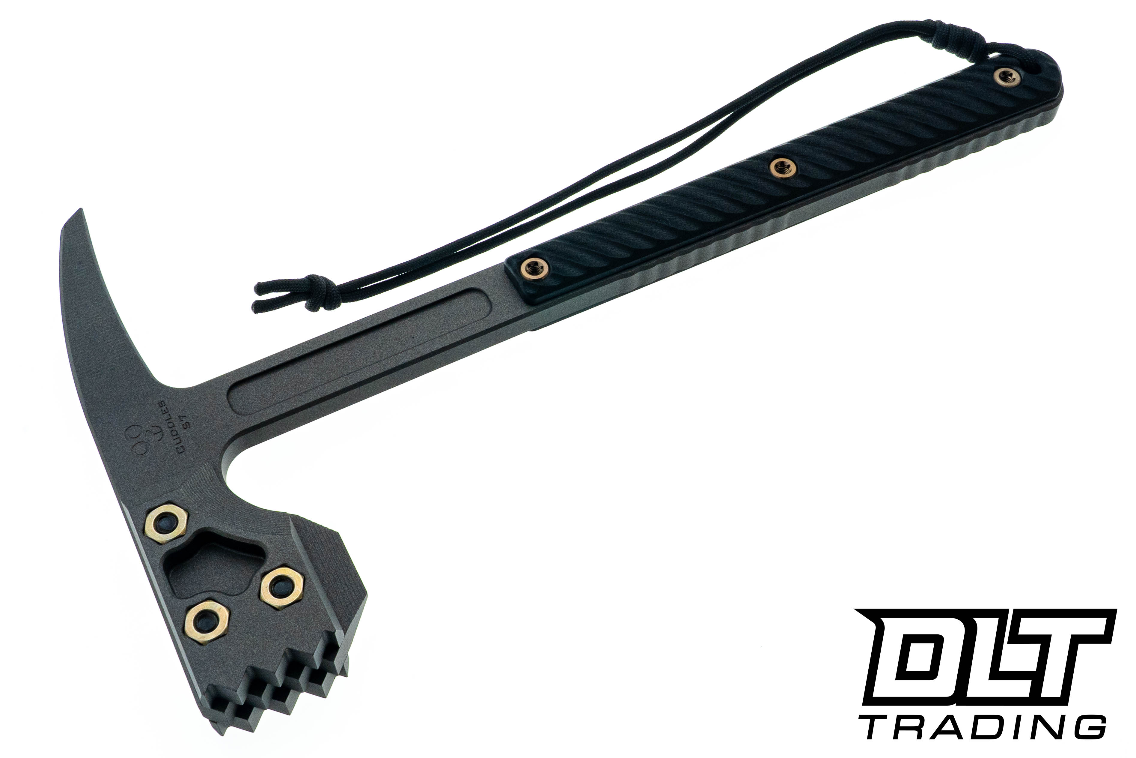 RMJ Tactcal Cuddles - S7 Tungsten Cerakote Blade - Black G-10