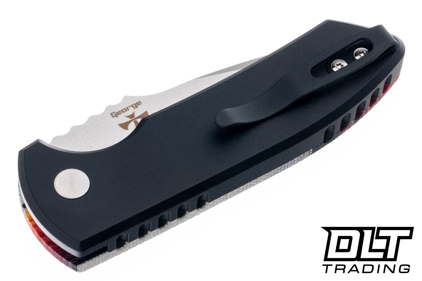 Pro-Tech SBR - Mexican Blanket G-Carta Handle - Stonewashed Blade