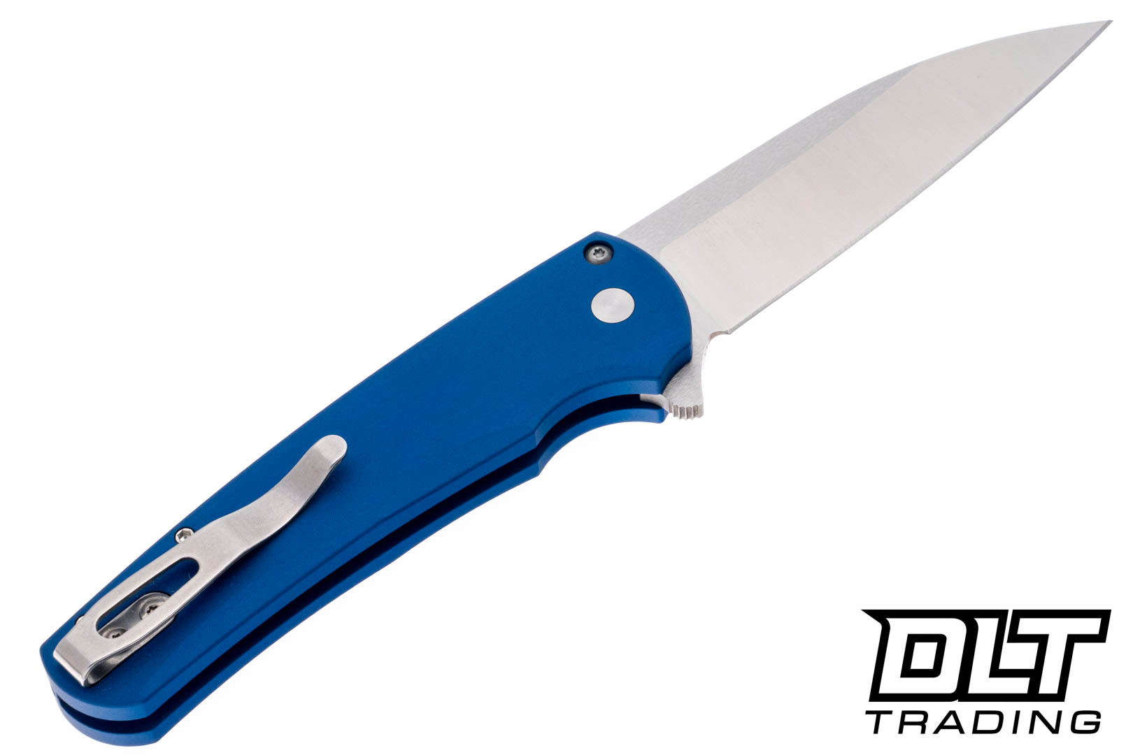 特売❗️リリパットレーン434☆BLUE BOAR Pro-Tech Malibu Wharncliffe - Blue Handle - Satin MagnaCut Blade