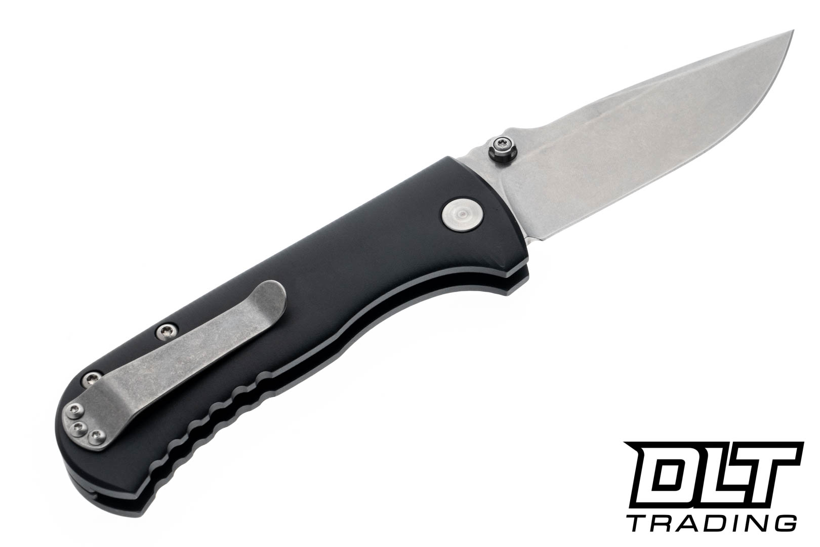 Defiant 7 Talos - Black Aluminum Handle - Stonewashed MagnaCut
