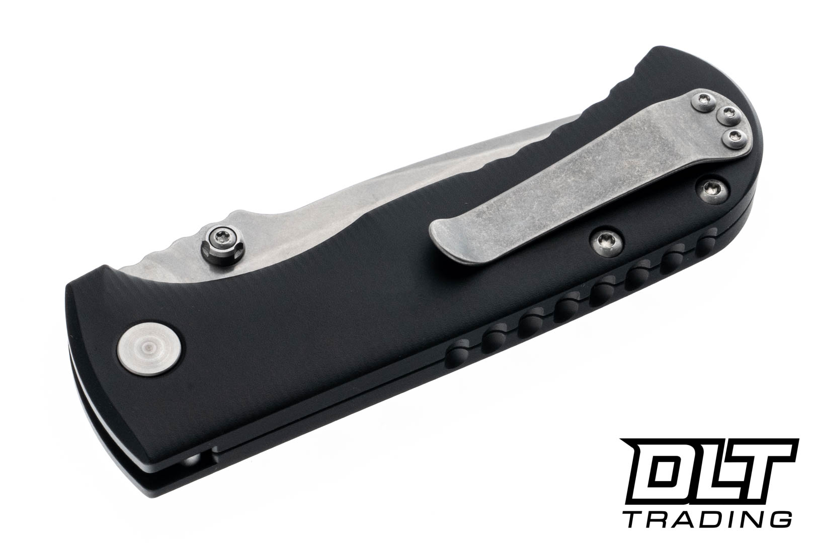 Defiant 7 Talos - Black Aluminum Handle - Stonewashed MagnaCut