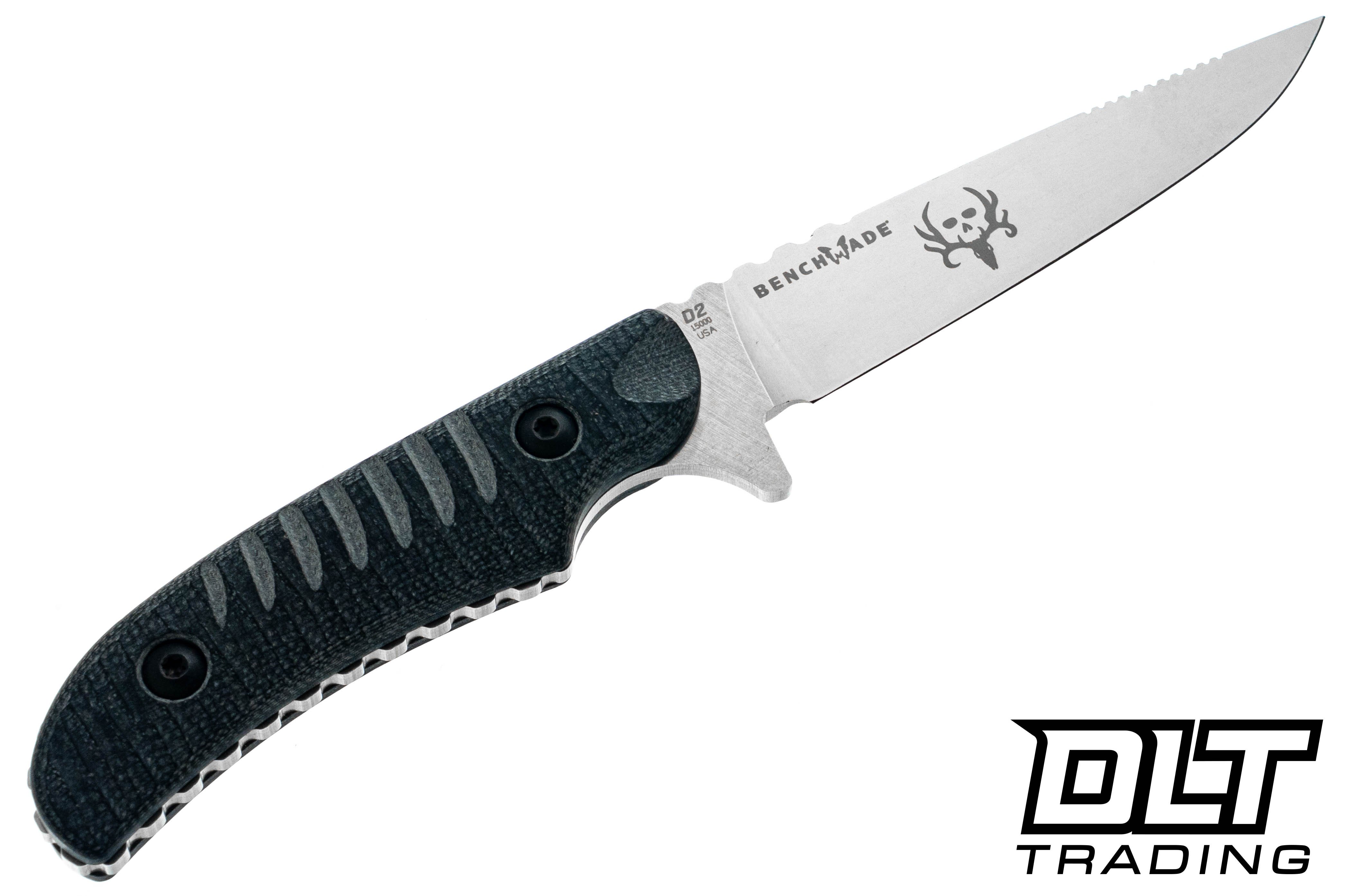 Benchmade Bone Collector 15000 Caping Knife - Black G-10 Ribcage