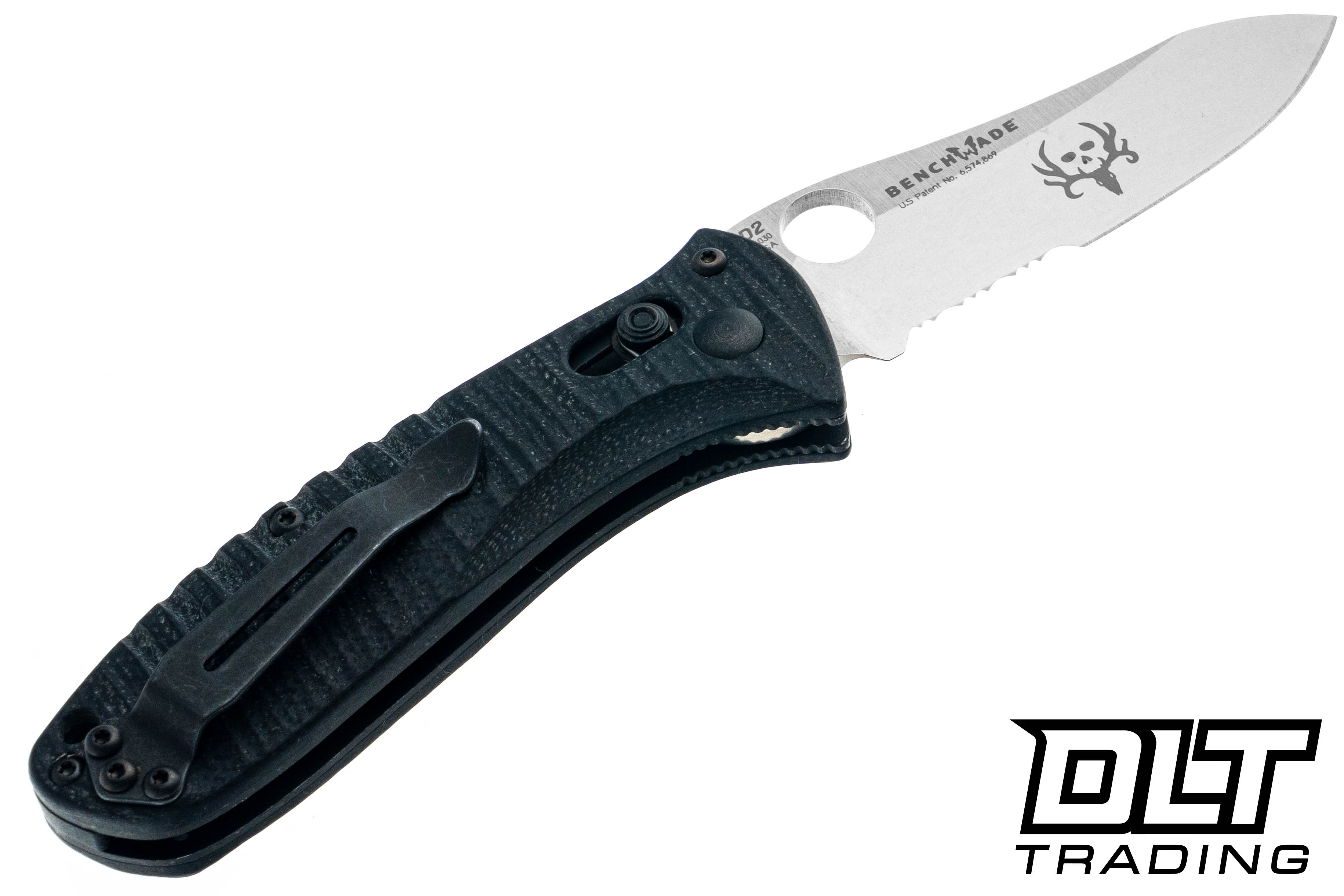 Benchmade Bone Collector 15030S Axis - Black G-10 Rib Cage Pattern