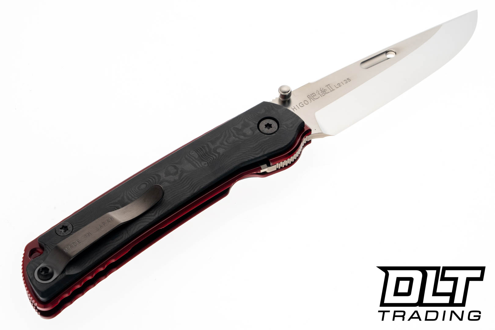 Higo II X-FCF - Black Dunes Red - ZDP-189 Clad by VG-10 Blade